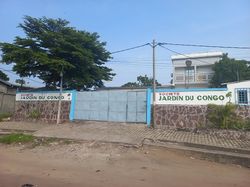 Entrée du siège de Jardin du Congo à Brazzaville